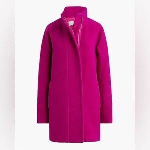 J Crew Cocoon coat in Italian stadium-cloth wool blend